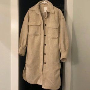 H&M Tan/Cream Shacket